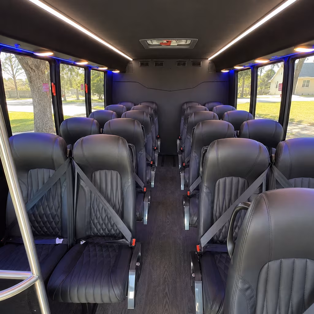 bridal party sprinters and minibuses for vista venue ceremonies