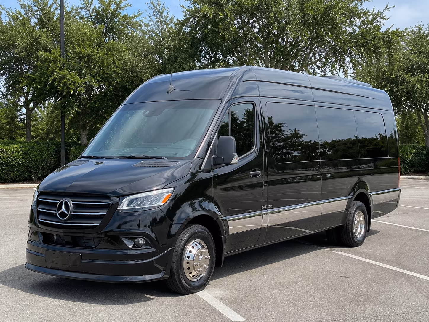 vista airport transportation onboard seating