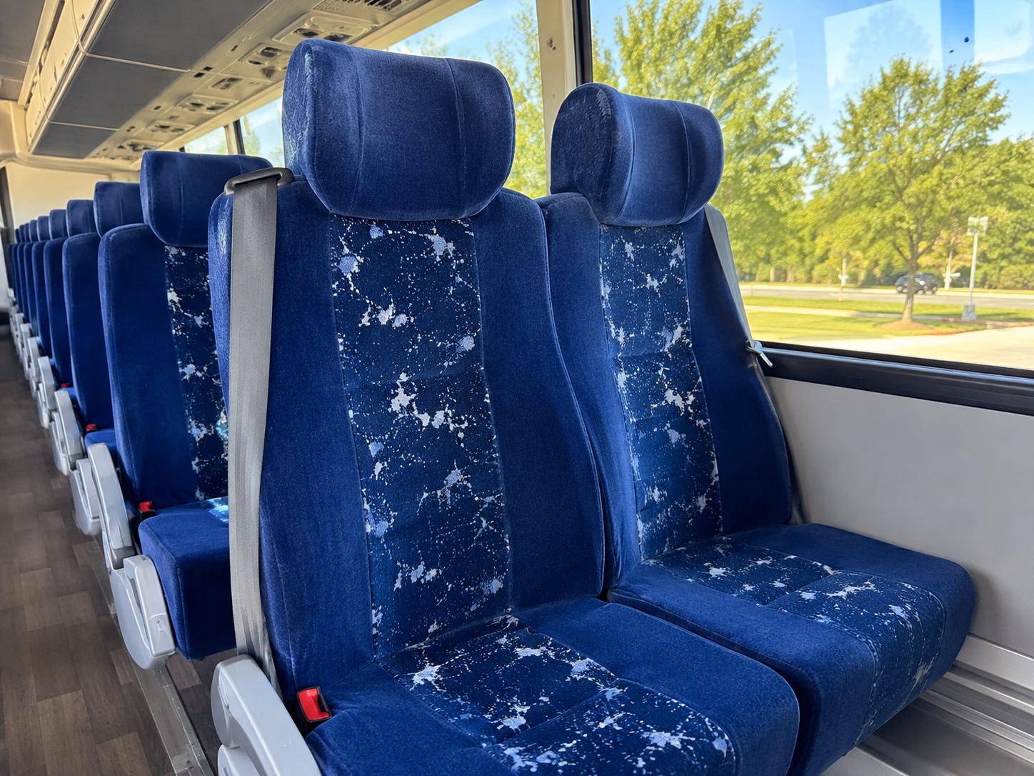 vista corporate event transportation onboard seating