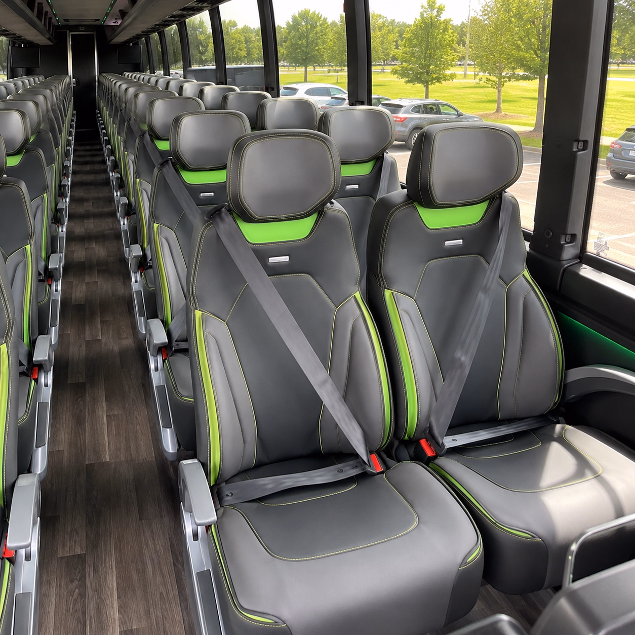 vista sporting event transportation onboard seating