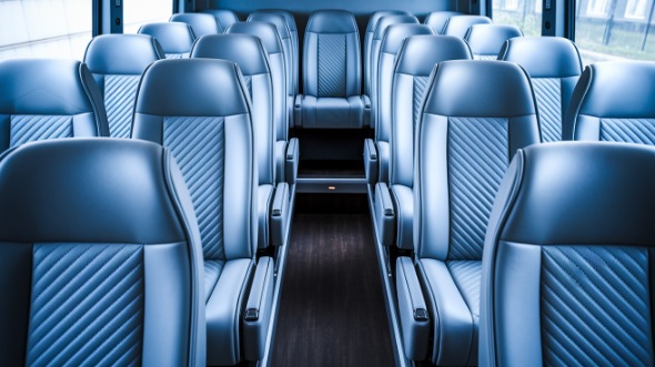 28 passenger minibus inside encinitas