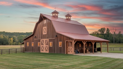 the barn on the ranch