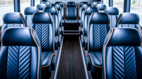 vista 15 passenger minibus inside
