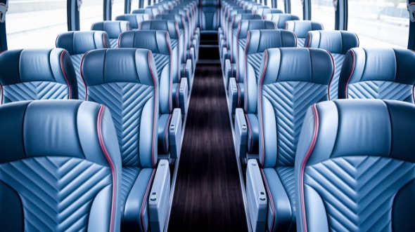 vista 50 passenger charter bus interior