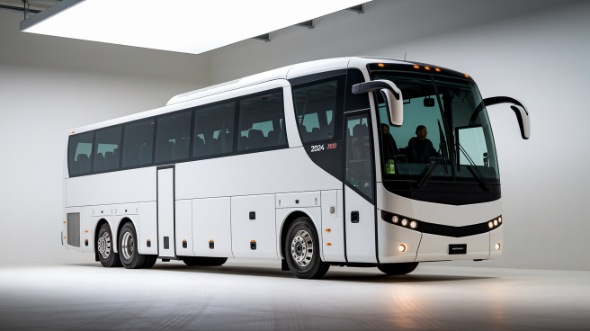 vista 54 passenger charter bus