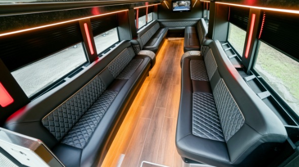 vista party bus rental inside