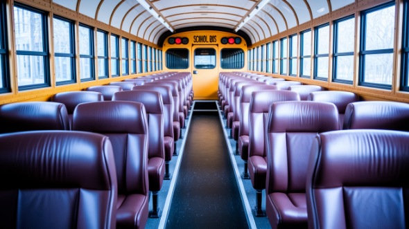 vista school bus rental inside